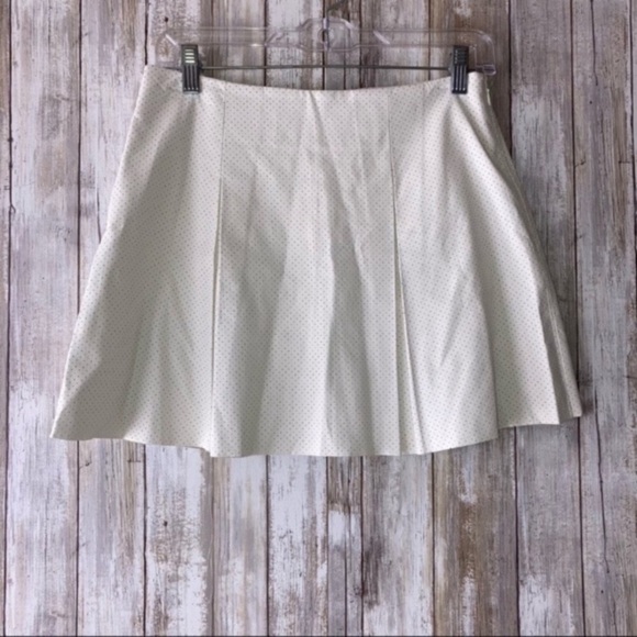 BCBGeneration Dresses & Skirts - NWT BCBG White Faux Leather Skirt